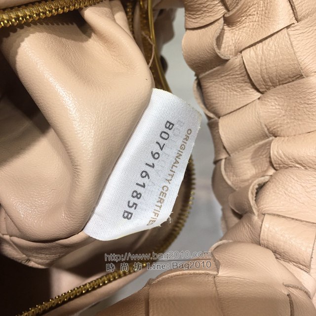 Bottega veneta高端女包 98080 寶緹嘉小號羊皮手工編織女包 BV爆款jodie新版本2代編織打結圓形hobo包  gxz1142